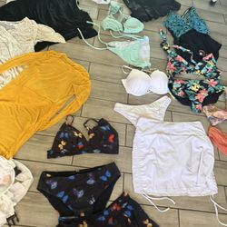 Bathing Suit Bundle 2xl With Coverups 