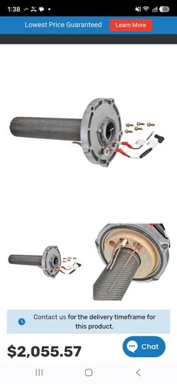 Industrial Immersion Heater with Flange Mount