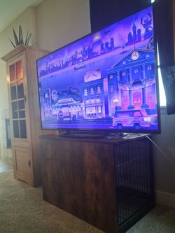 65" TV with roku stick power cord  & remote