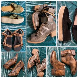 Women’s Shoes Booties Sandals Size 7 Some 6 5 