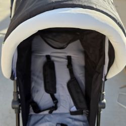 SafePlus Black Gray Stroller Single Toddler Child Baby BB4614BK