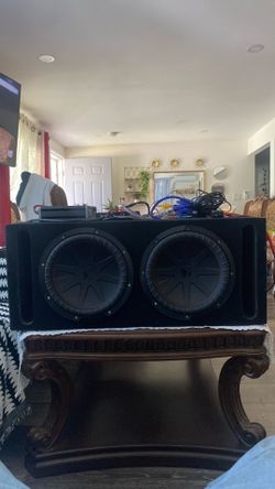 2 kickers 1000 W compR imported box