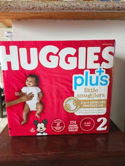 Huggies Diapers 174 Count Size 2