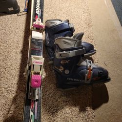 Kids Skis With matching Boots