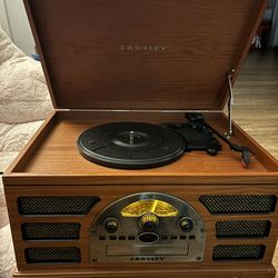 Vintage 8-in1 Crosley Record Radio Player
