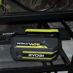 Ryobi 40v Lithium Battery And Charger