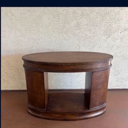 One Heavy Solid Wood Oval Dining Table Base