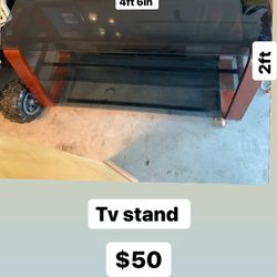 Glass Tv Stand 