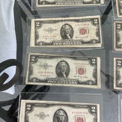 JEFFERSON $2 RED seal bills