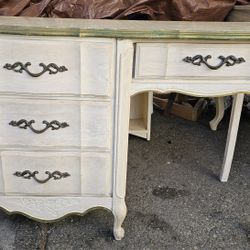 American of Martinsville Vintage French Provincial Style Desk.