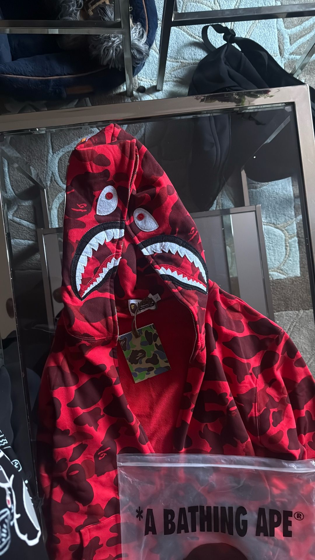 BAPE Shark Camo Full Zip Hoodie