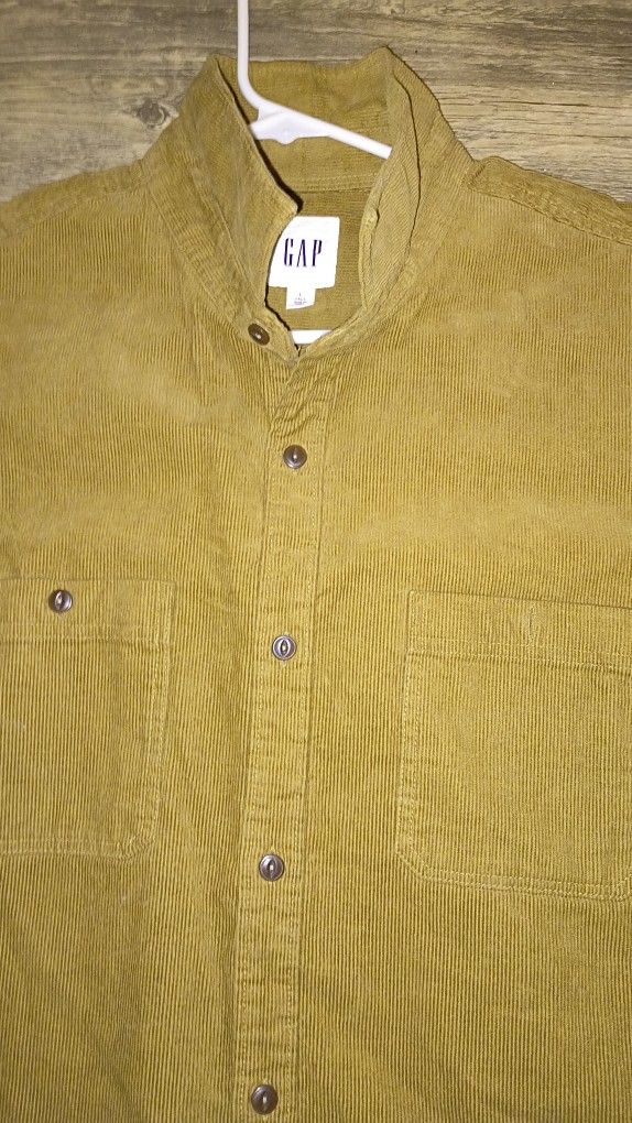 Gap Corduroy Long Sleeve Shirt/Light Jacket (LG Tall)
