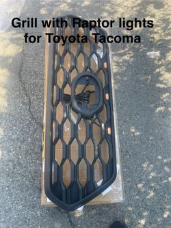 TRD style grill with raptor light led amber color