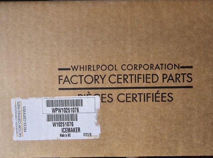 Whirlpool Ice Maker Assembly 