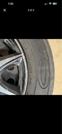 Set of 4 Tires with Hubcaps 5x114