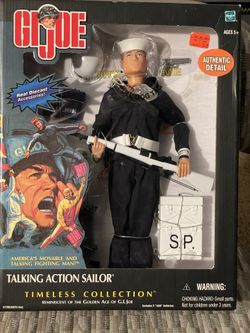 GI Joe Navy Sailor with Metal Accessories 