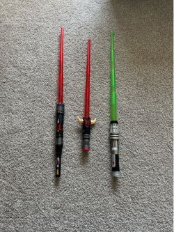 Darth Maul Double light saber red green light up and make sounds