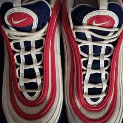 Nike With The Red White And Blue 