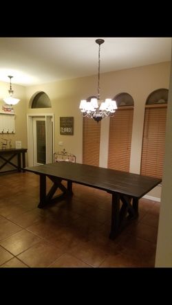 Beautiful farm house dining room table