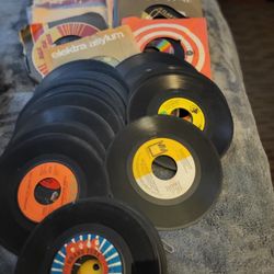 Barely Used 45 Records 