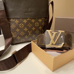 Cross Body Bag And Belt