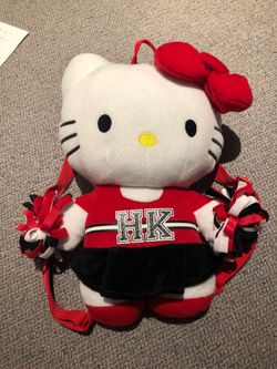 Hello kitty plush backpack