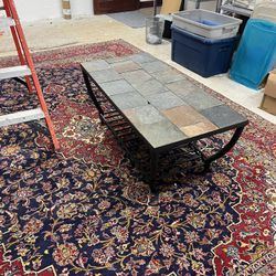 Slate Table Chairs End Tables