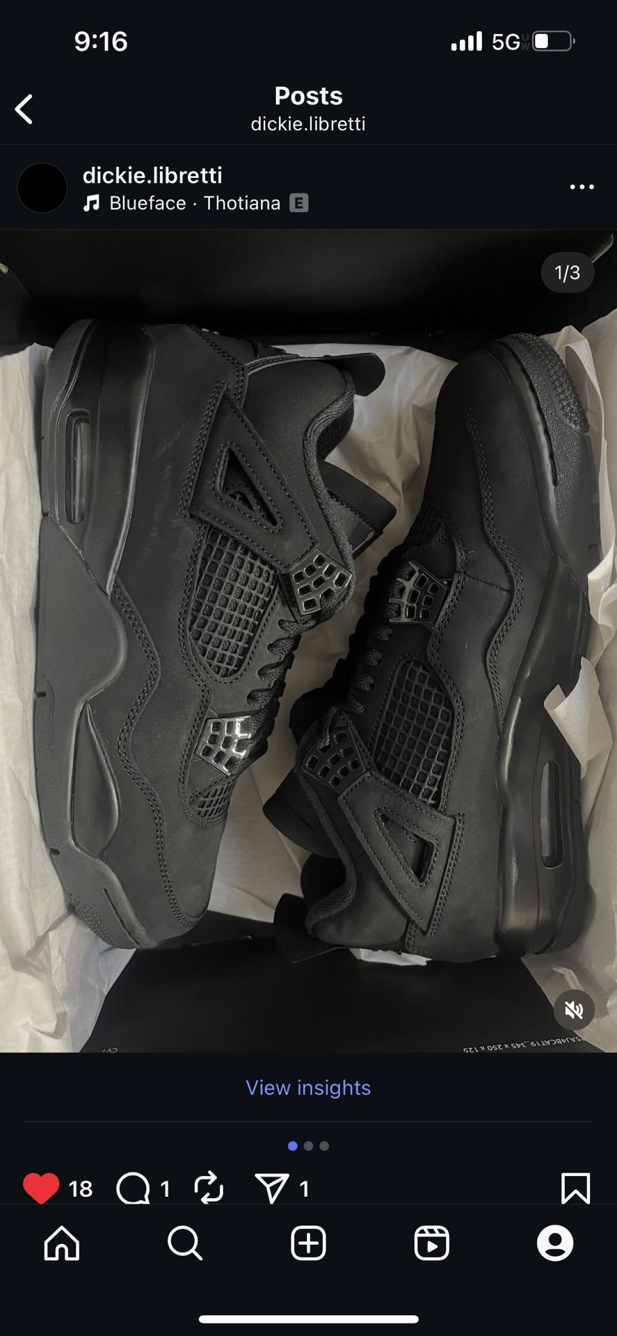 Jordan 4 Black Cats 2025 
