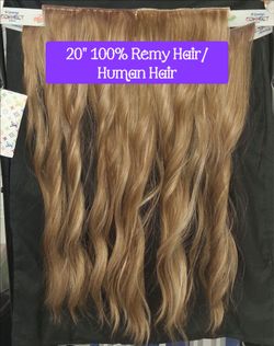 20" 100% Remy Human Hair Extensions