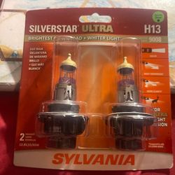 Sylvania H13 SilverStar Ultra High Performance Halogen Headlight Bulb H13SU.BP2