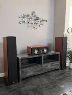 Polk Audio 50 series speakers and CSi A4 Center Channel Speaker - Cherry