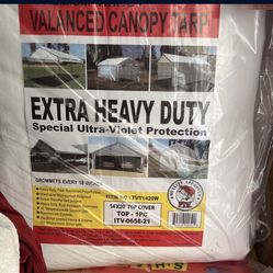 14x20 Valance Tarp