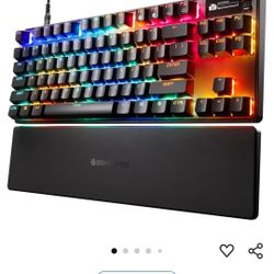 SteelSeries- Apex Pro TKL Gen 3 Full Size, Wired, Mechanical, OmniPoint Gaming Keyboard w Rapid Tap