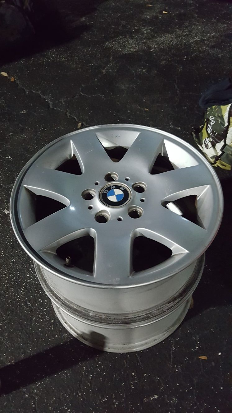 2 bmw rims e46 e36