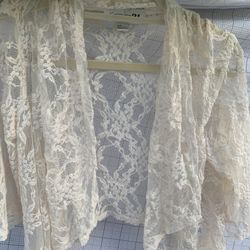 White Blouse Lace 
