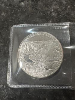 The Grand Canyon $1 East Caribbean States 1 oz .999 Silver Coin