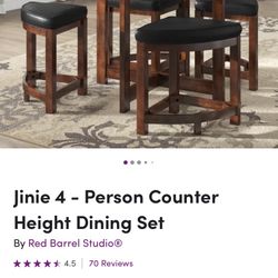 Beautiful Table And Bar Stool Set With Checkers Table