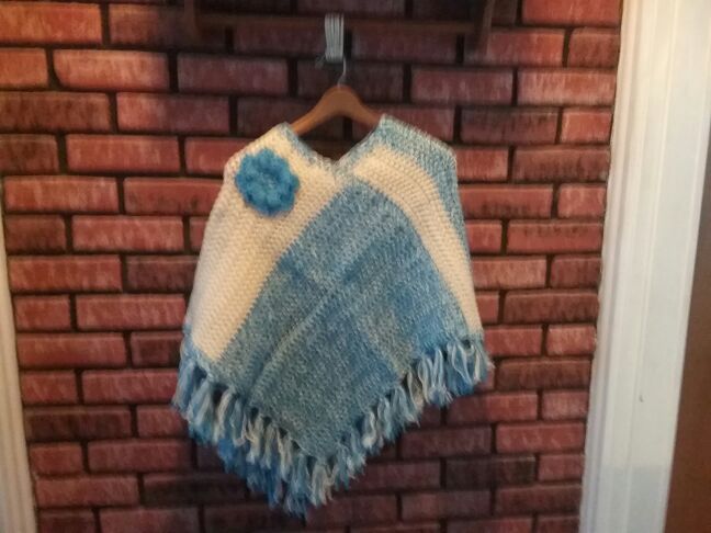 New, one of a kind, ladies or teenagers handmade poncho