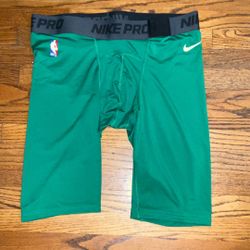 Nike Pro NBA Team Issue Compression Shorts Size 3XL-Tall Boston Celtics DN1541-312