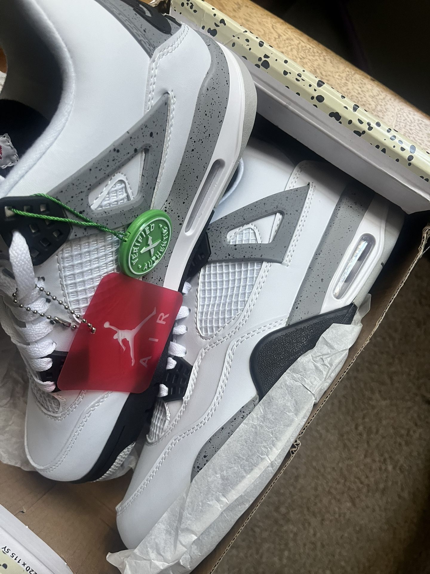 jordan 4 white cement