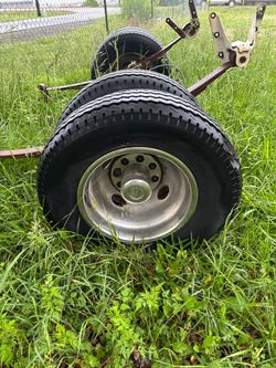 Dooley wheels with axle and rims