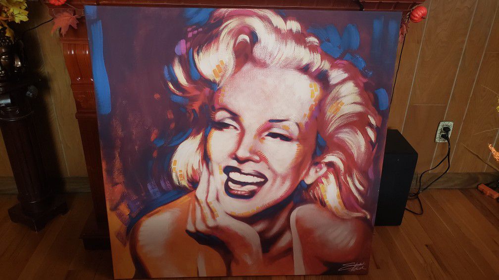 Marilyn Monroe 40"×40" Canvas Painting