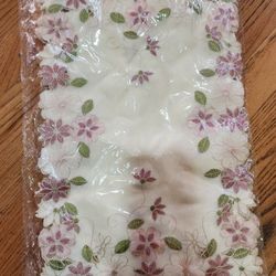 Handmade Flower Table Mats, Embroidered Lace Coaster