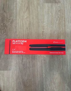 FHI Heat Platform Signature 1 1/4” Tourmaline Ceramic Flat Iron - NEW/Sealed