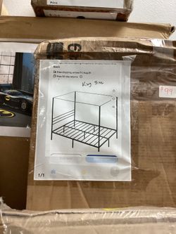 King bed frame