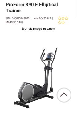 ProForm 390 E Elliptical Trainer