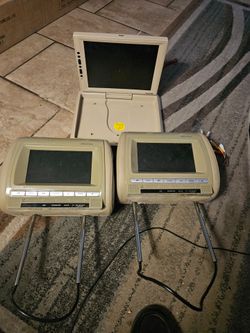 Headrest screens and center screen for sale