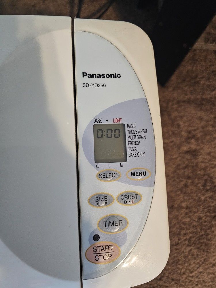 Panasonic SD-YD250 Bread Maker