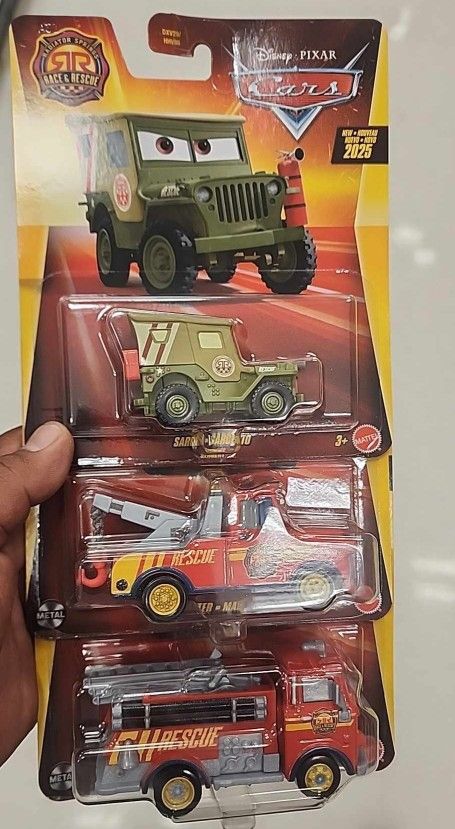 Cars Disney Pixar NEW 2025 Race and Rescue