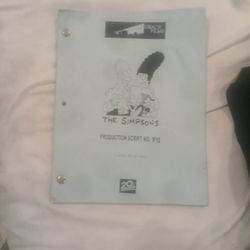 "The Simpsons" Production Script 1f12